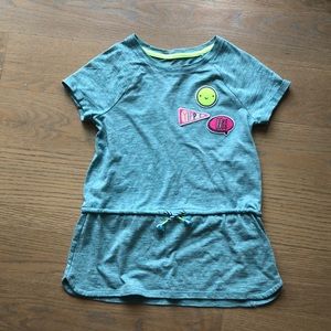 Cat and Jack drawstring tunic dress size 7/8